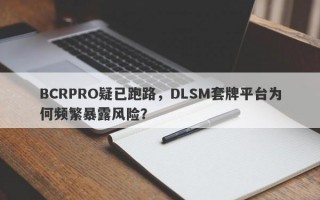 BCRPRO疑已跑路，DLSM套牌平台为何频繁暴露风险？