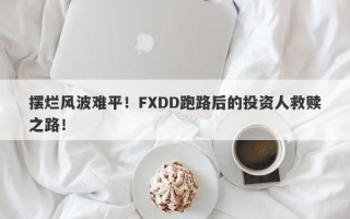 摆烂风波难平！FXDD跑路后的投资人救赎之路！