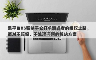 黑平台XS强制平仓订单遭遇者的维权之路，面对不赔偿、不处理问题的解决方案