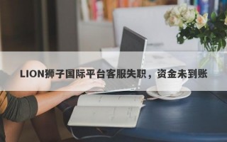 LION狮子国际平台客服失职，资金未到账