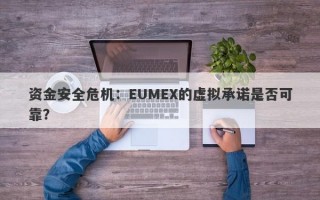 资金安全危机：EUMEX的虚拟承诺是否可靠？