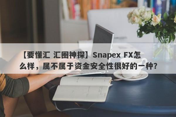 【要懂汇 汇圈神探】Snapex FX怎么样，属不属于资金安全性很好的一种？
-第1张图片-要懂汇圈网