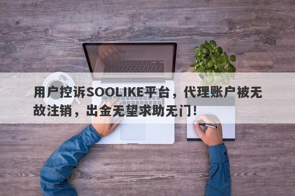 用户控诉SOOLIKE平台，代理账户被无故注销，出金无望求助无门！-第1张图片-要懂汇圈网