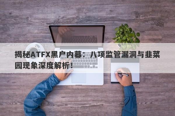 揭秘ATFX黑户内幕：八项监管漏洞与韭菜园现象深度解析！-第1张图片-要懂汇圈网