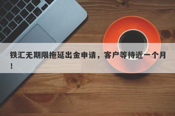 铁汇无期限拖延出金申请，客户等待近一个月！-第1张图片-要懂汇圈网