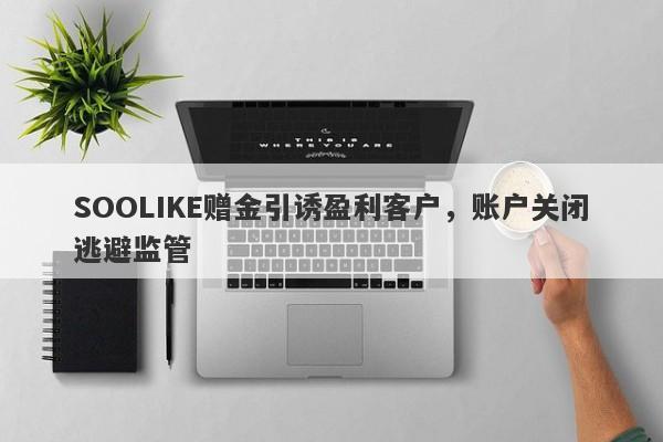 SOOLIKE赠金引诱盈利客户，账户关闭逃避监管-第1张图片-要懂汇圈网